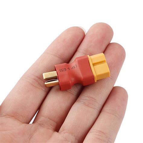 Xt60 Female To T Dean Male Plug Conversion Connector For Battery And Charger Control Aircraft