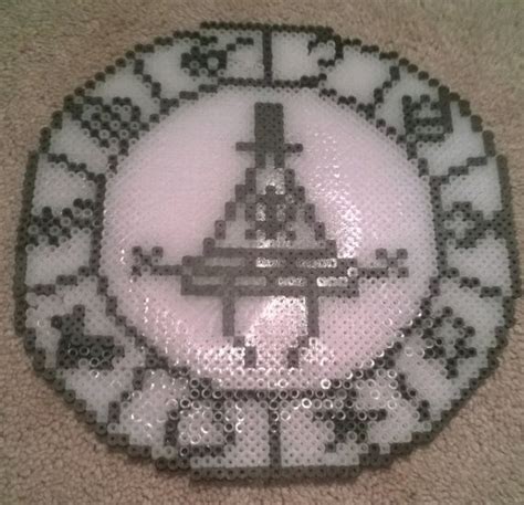 Bill Cipher Wheel Perler Perler Crafts Perler Bead Art Perler Bead