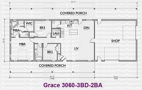 Grace Barndominium - Barndominium Floor Plans