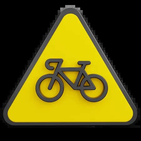 Bike Lane Sign 3D Illustration download in PNG, OBJ or Blend format