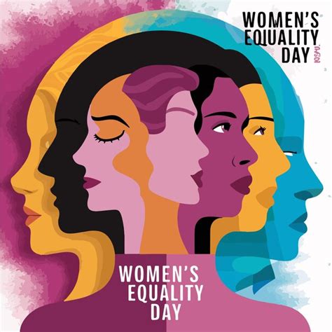 Premium Vector Womens Equality Day Vector Illustration Background