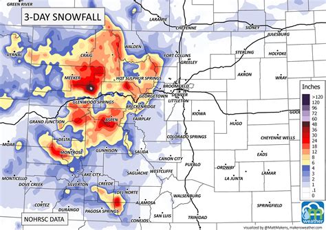 Colorado Snow Snowpack Grows Eyes On A System Next Week