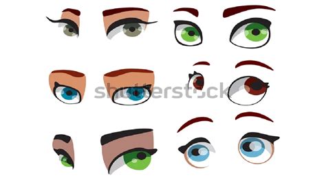 Royalty Vector Stock Girl Eyes Vector Stock Wiki Fandom