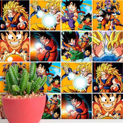 Papel De Parede Autoadesivo Dragon Ball Z