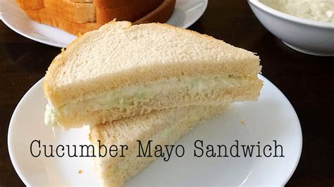 How To Make Cucumber Mayonnaise Bread Sandwich L Simple And Easy Steps