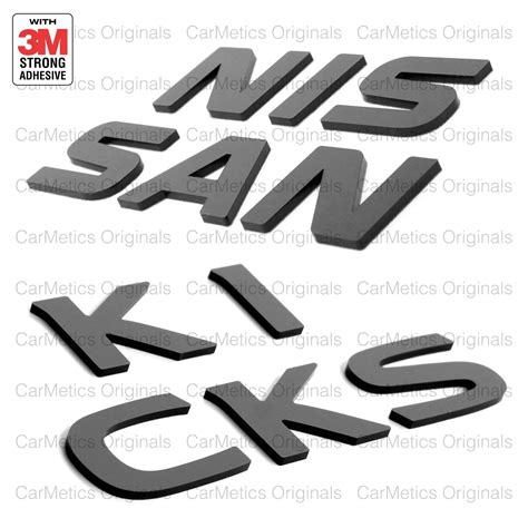 Carmetics Nissan Kicks 3d Letters 3d Stickers 3d Logo 3d Emblem For Nissan Kicks Accessories