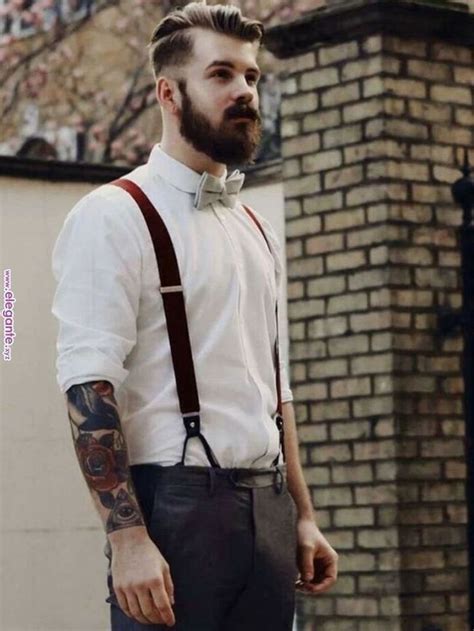 Hottest Men Suspender Outfit Ideas For Men Vintage Wedding Suits