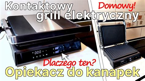 Kontaktowy Grill Elektryczny Z Regulacj Temperatury Transa