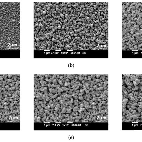 Sem Micrograph Of Sno Substrate And Zro Layers Electrochemically