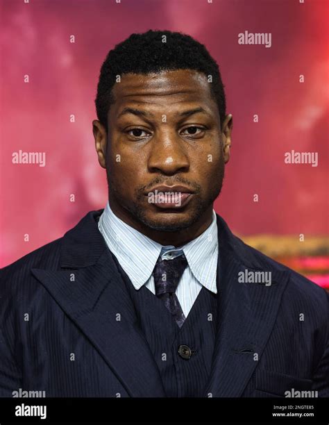 Jonathan Majors Seen Attending The Uk Gala Screening Of Ant Man And