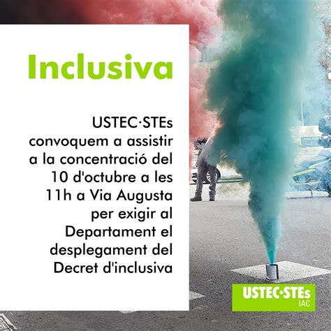 Ustecstes Pel Desplegament Del Decret Dinclusiva Ustecstes