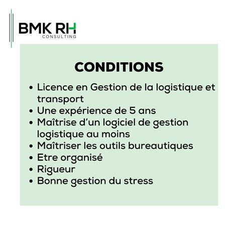 BMK RH RECRUTE GESTIONNAIRE DE STOCK H F Y A Bara Offres D Emplois