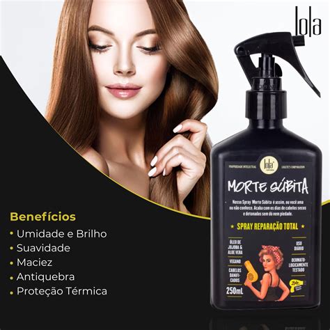 Spray Reparação Total Morte Súbita Lola Cosmetics 250ml Gabeauty