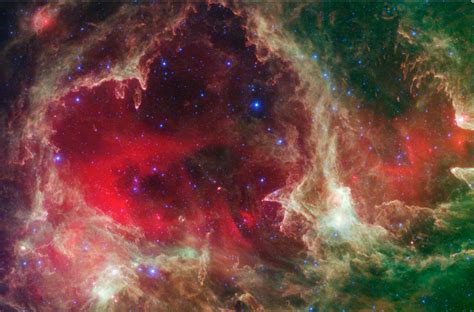 Spitzer Views Star Forming Region W5