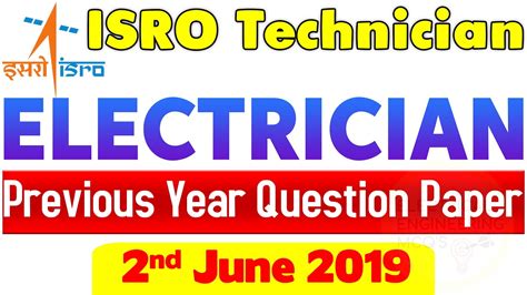 Isro Technician B Electrician Question Paper Nd June Paper With