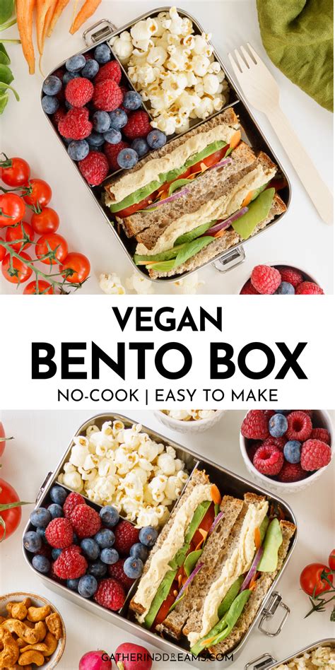 Vegan Bento Box - Gathering Dreams