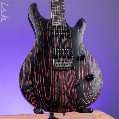 Prs Se Swamp Ash Ce Limited Edition Sandblasted Red Reverb