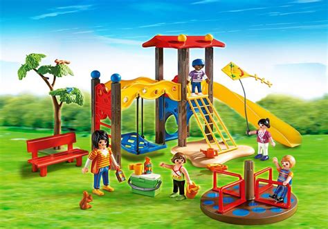 Playmobil City Life Pas Cher Terrain De Jeux