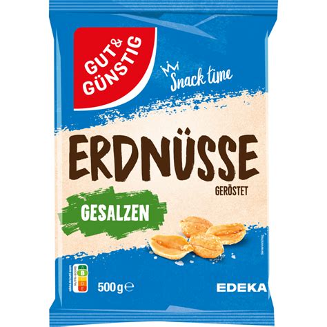 Erdnüsse geröstet gesalzen EDEKA