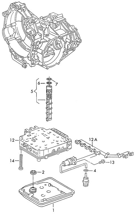 Volkswagen Passat Variant 2001 2002 Oil Strainer For 4 Speed Automatic Gearbox Valve