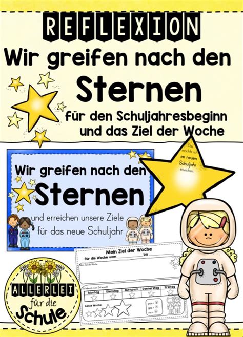 Wir Greifen Nach Den Sternen Ziele Setzen F R Das Neue Schuljahr Und