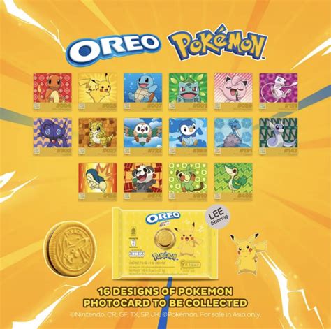 Catch 16 Pokémons In OREO x Pokémon Special Cookie Collection In