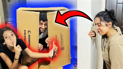 EVDE AİLEMLE ÖDÜLLÜ SAKLAMBAÇ OYNADIK Hide and Seek YouTube