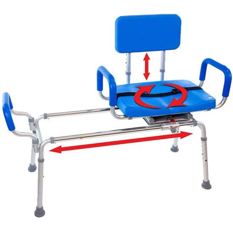 Platinum Health Carousel Bariatric Sliding Transfer Bench Swivel Seat