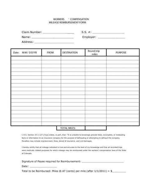 Free Printable Reimbursement Form NewFreePrintable Net