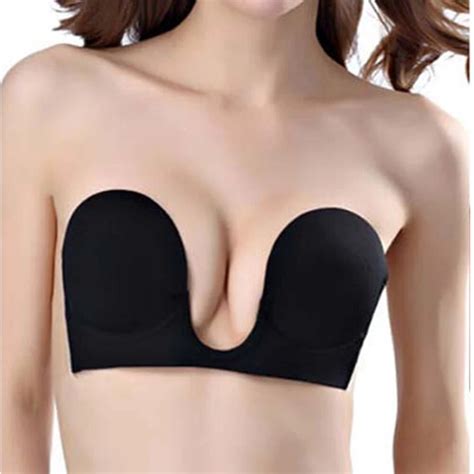 1pc Women Push Up Invisible Bra Strapless Bras Formal Dress Wedding