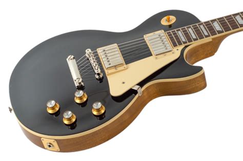 2023 Gibson 60s Les Paul Standard Plain Top Ebony Guitars Electric Solid Body Thunder Road