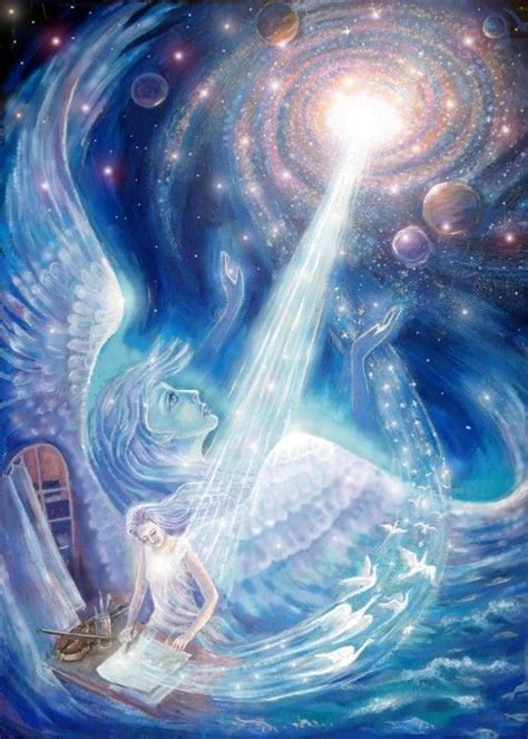 Pin De Love And Light 💙💛 Em Metaphysical Arte Espiritual Arte De Anjo