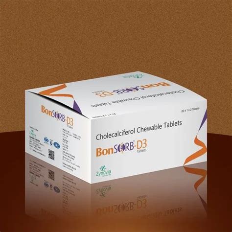 Bonsorb D Cholecalciferol I U Chewabletablet At Rs Box