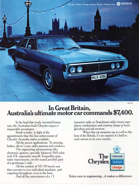 1973 CJ Chrysler By Chrysler Aussie Original Magazine Advertisement | Chrysler, Australian cars ...