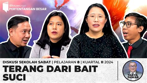 Sekolah Sabat Sabbath School Terang Dari Bait Suci Pelajaran