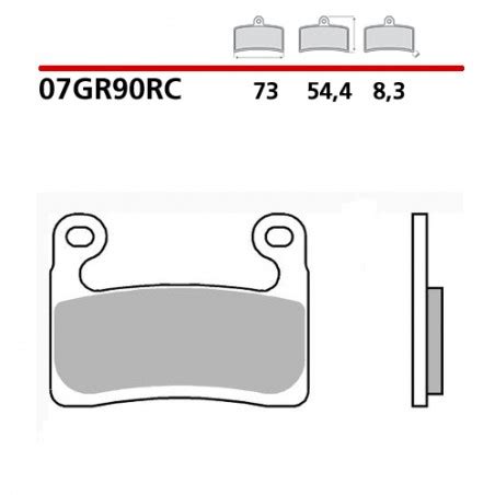 SET PASTIGLIE FRENO ANTERIORI CARBON CERAMIC BREMBO 07GR90RC PER BMW R