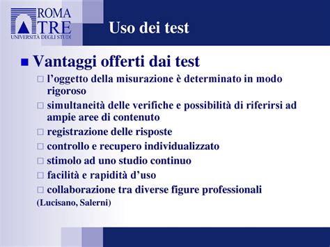 Obiezioni Alluso Dei Test Ppt Scaricare