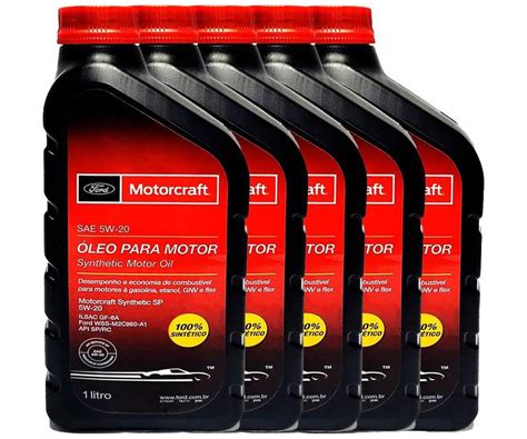 Kit Oleo De Motor Motorcraft W Sintetico Api Sp Ford