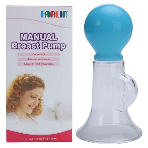 Farlin Manual Plastic Breast Pump Blu Fashion Bd