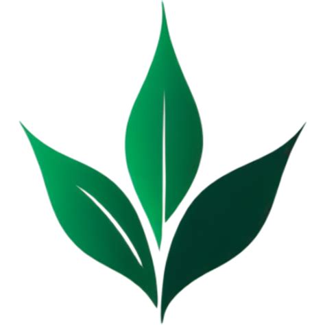 Green Leaves Logo Ai Generative 31611925 Png