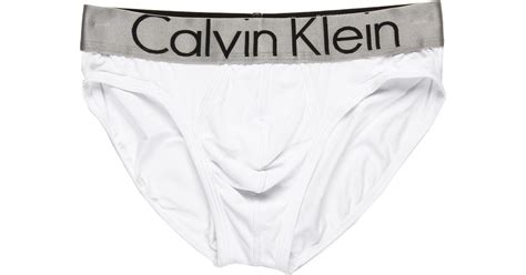 Calvin Klein Steel Micro Hip Brief U2715 In White For Men Lyst