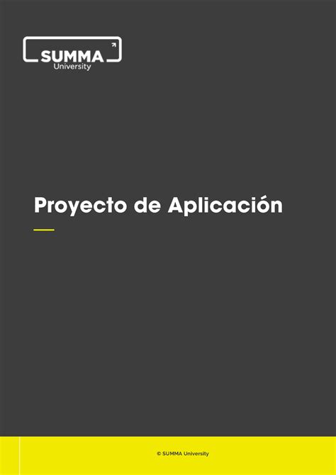 CASO Practico 5 12 Gestion De Proyectos 1 SUMMA University Nota