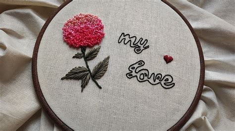 How To Embroider D Flower Hand Embroidery For Beginners Floral