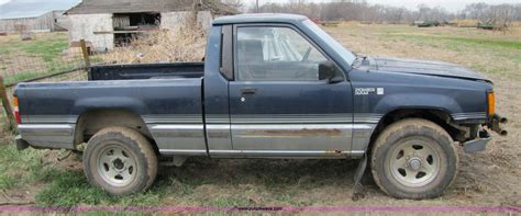 1987 Dodge Ram D50 Pickup Truck In Lindsborg Ks Item 8551 Sold Purple Wave