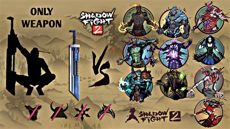 Shadow Fight 2 Only Titan S Desolator Vs Underworld Bosses YouTube