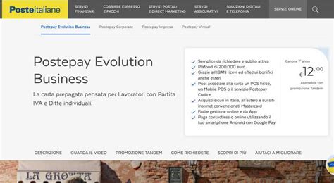 Carta Prepagata Postepay Evolution Business Bancoposta Analisi E