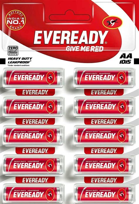 Zinc Eveready Cell Aa Pack Of At Rs Piece In Mumbai Id