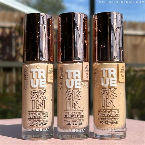 Catrice True Skin Hydrating Foundation Review And Swatches All In The Blush