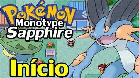 Pokémon Sapphire Detonado Monotype Parte 1 O Início YouTube