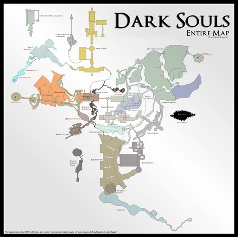 map of dark souls world 1